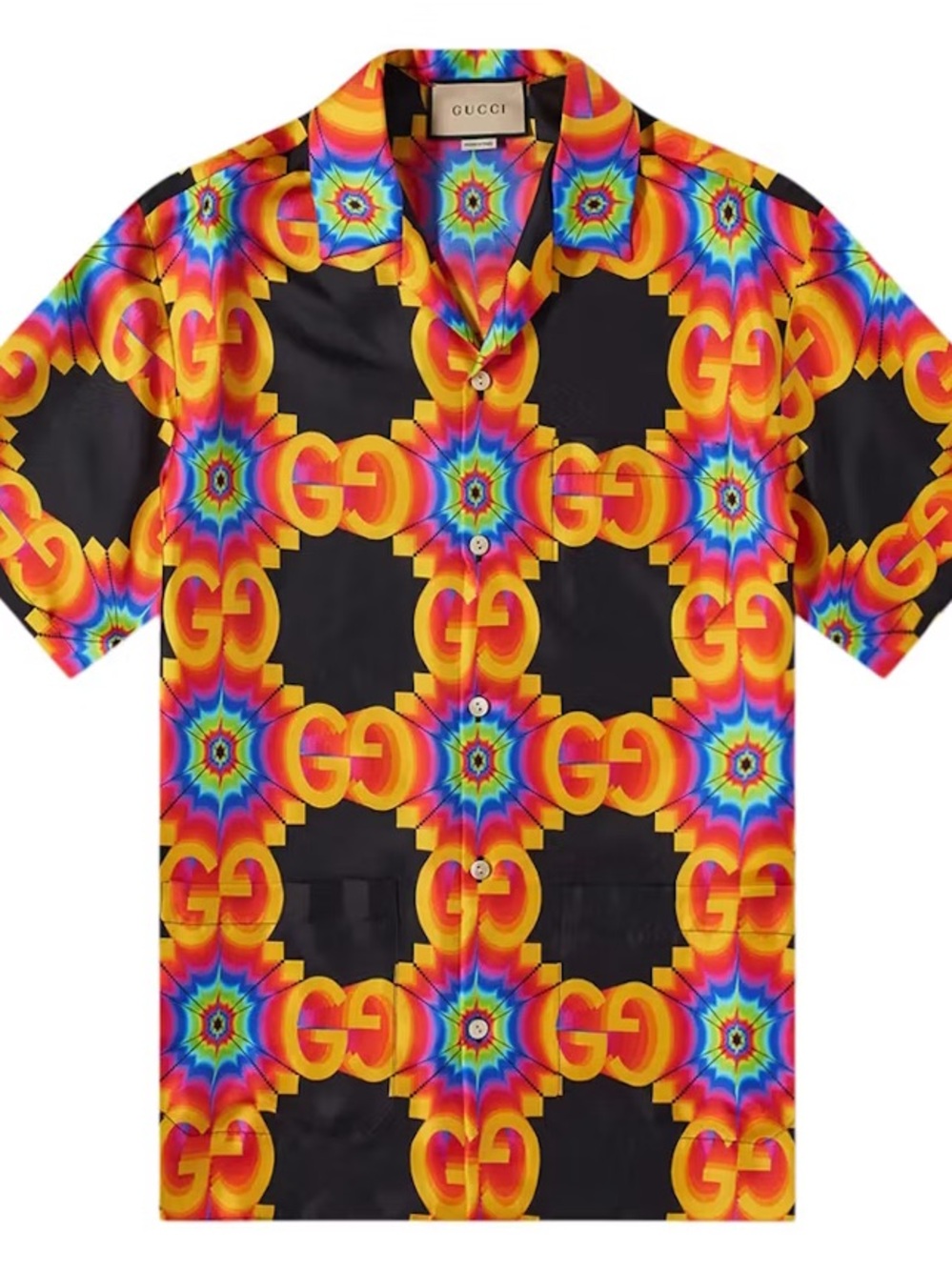 Gucci GG Psychedelic Silk Shirt